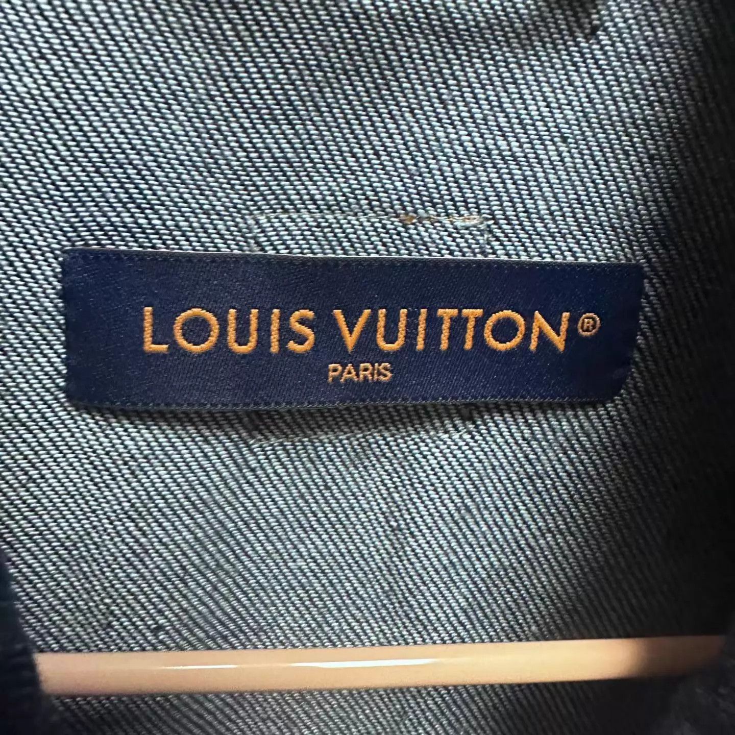 Louis Vuitton LV FW25 Men's Printed SS Denim BD Shirt Blue L Size US L / EU 52-54 / 3 - 4 Thumbnail
