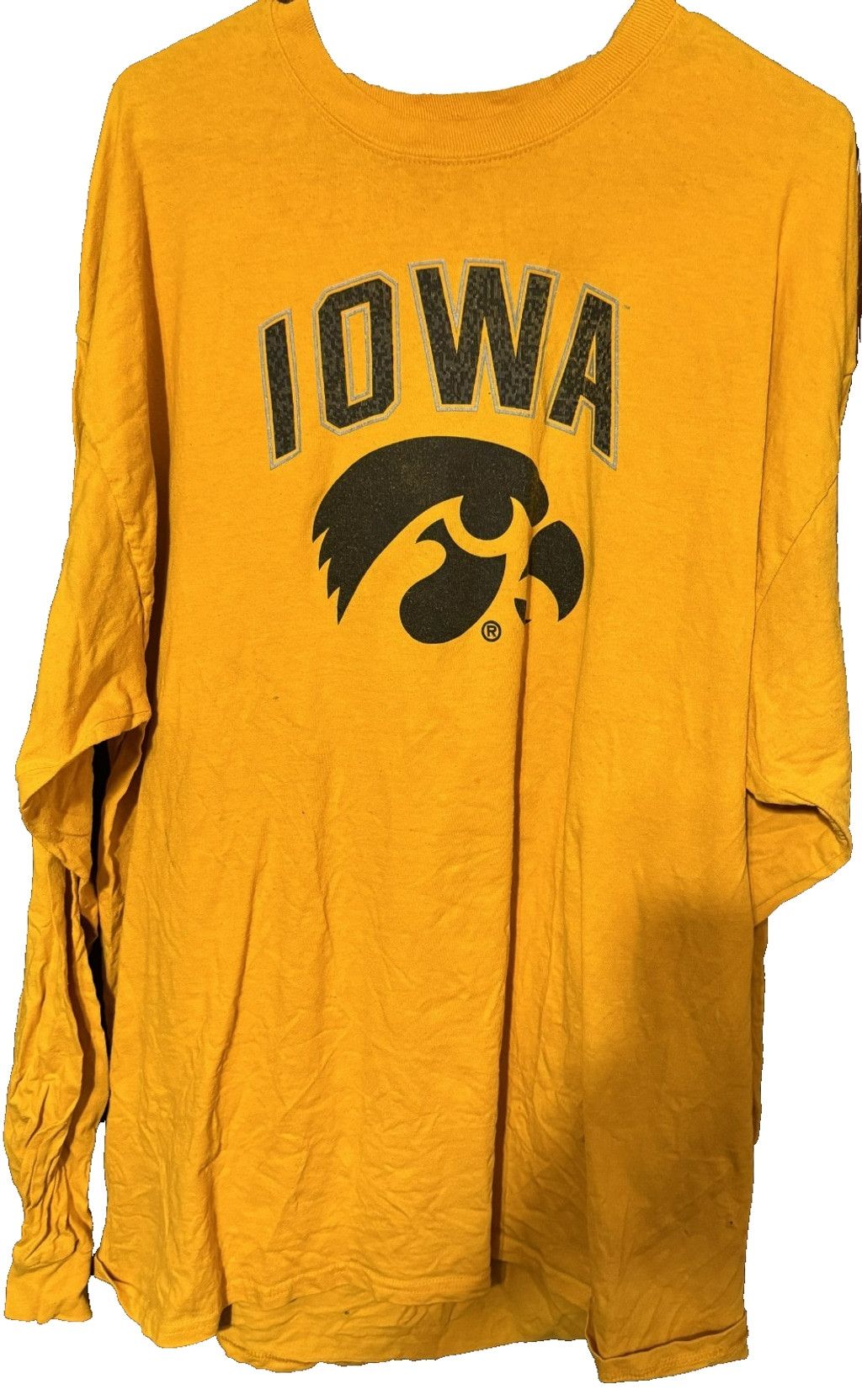Champion Iowa Hawkeyes Champion L/S T-Shirt Yellow Men Sz XXL Big 10 Size US XXL / EU 58 / 5 - 1 Thumbnail