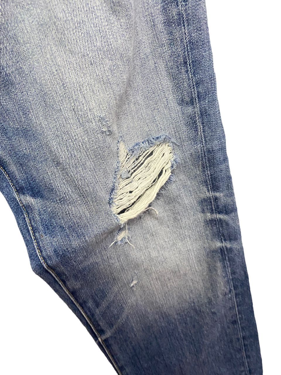 Vintage 💥BEST OFFER💥UNIQLO JEANS DISTRESSED DENIM Size US 36 / EU 52 - 4 Thumbnail