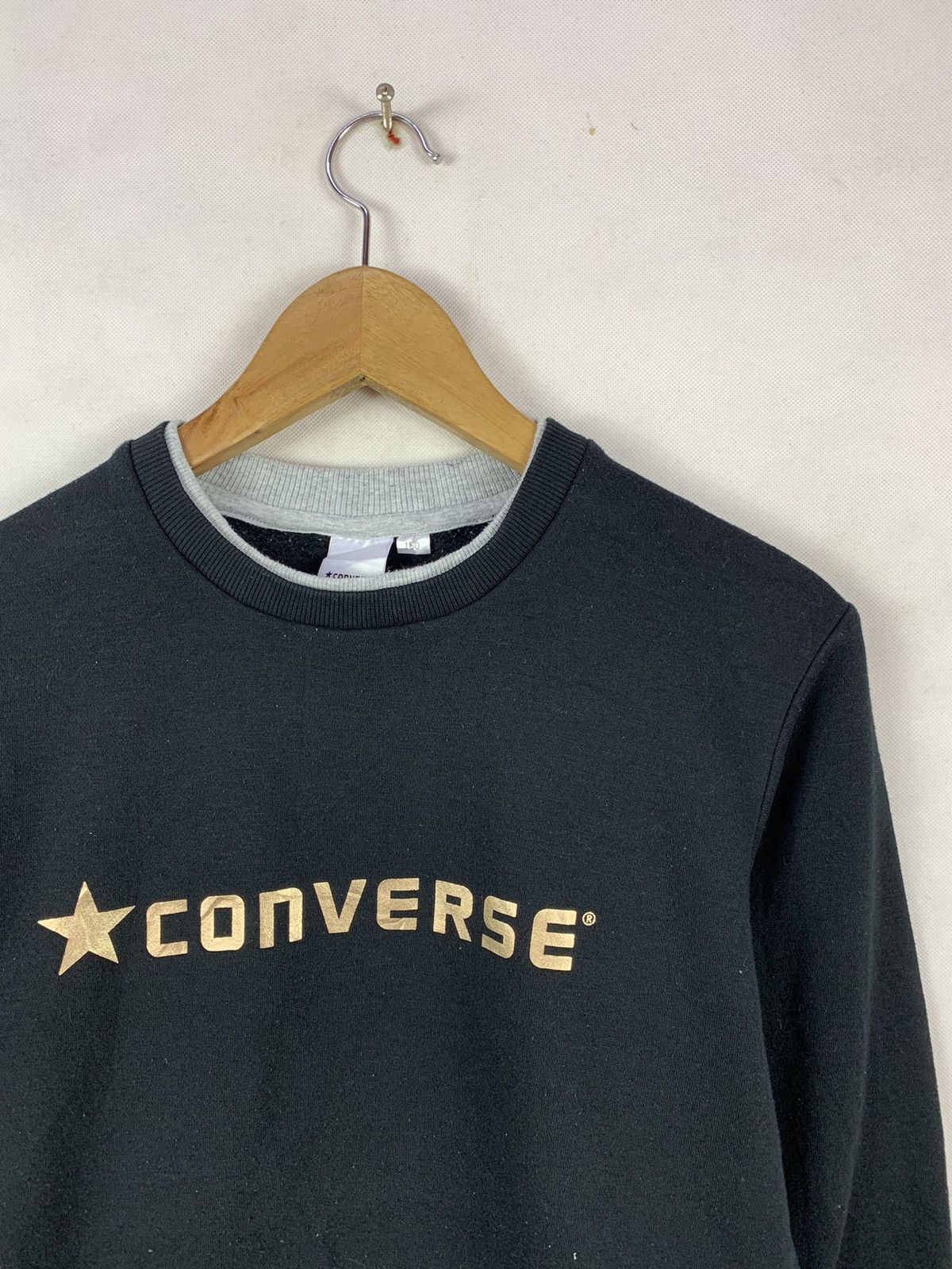 Converse Steals! Converse Spellout Sweater Sweatshirt Pullover Size US XXS / EU 40 - 2 Thumbnail