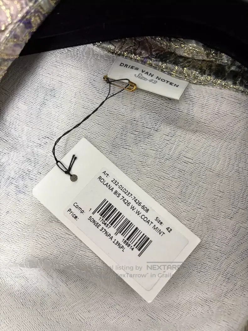 Dries Van Noten Dries Van Noten size:42 Jacquard embroidered coat Size S / US 4 / IT 40 - 3 Thumbnail