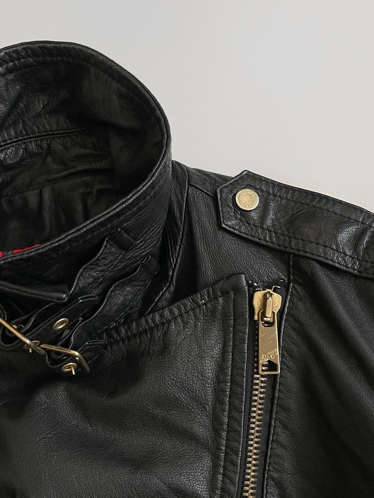 Dolce & Gabbana Dolce Gabbana leather biker jacket Size S / US 4 / IT 40 - 7 Thumbnail