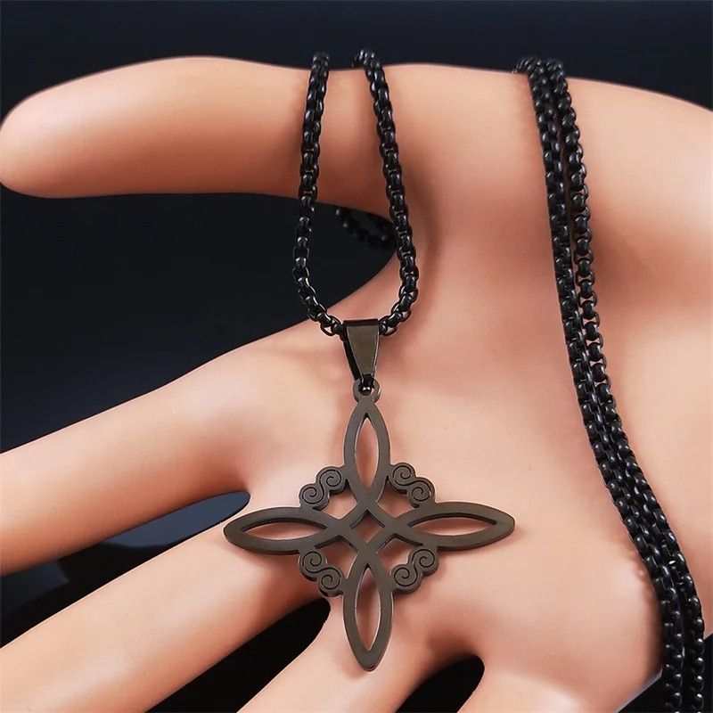 Jewelry Witch's Irish Knot Pendant Charms Necklace Emblem Size ONE SIZE - 4 Thumbnail