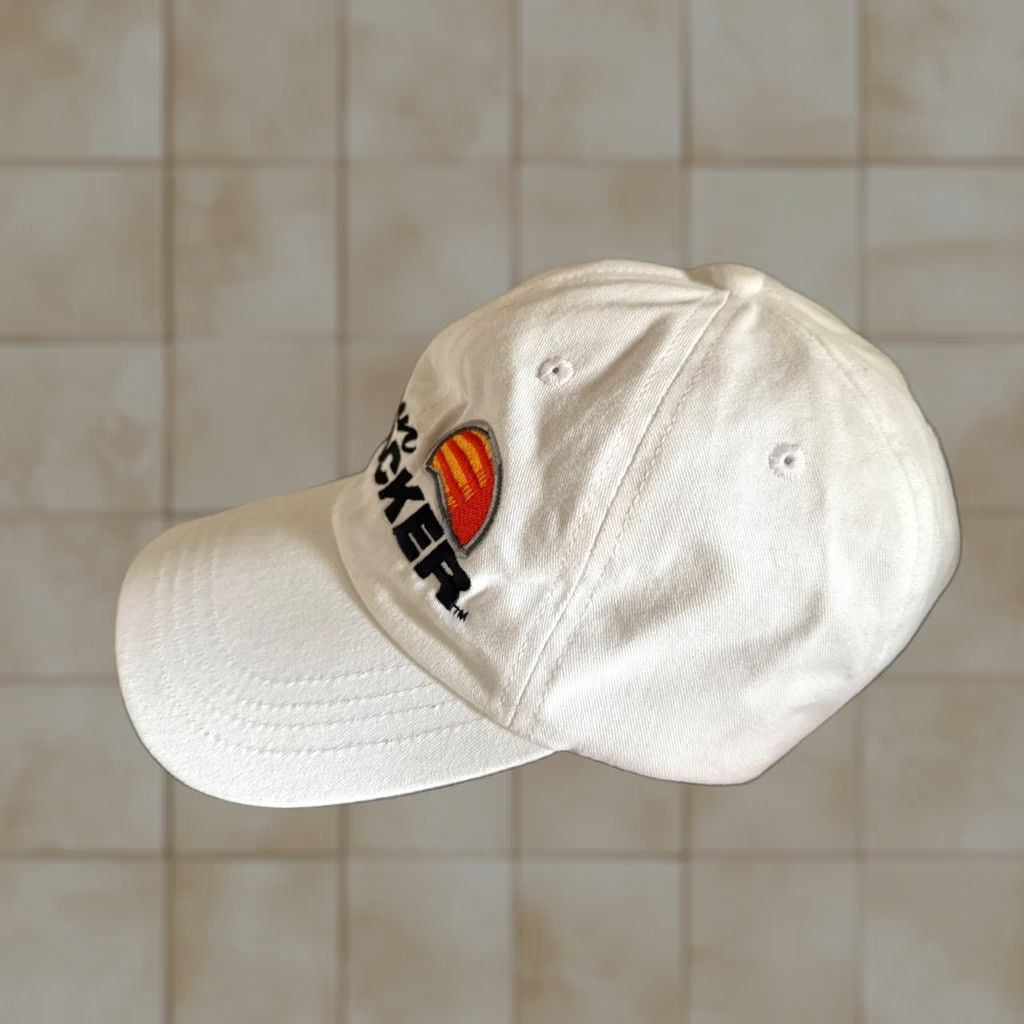 Vintage Quake city Sun Tracker Boat Tracker Fishing Outdoor Hat Cap White Embroidered Adjustable Baseball Cap Unisex Adults Mens Size ONE SIZE - 1 Thumbnail