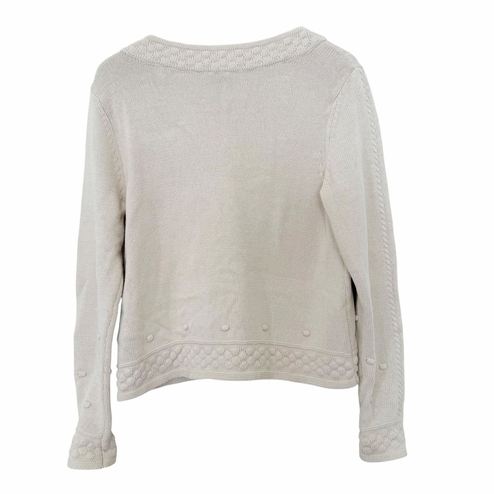 Other Cabi Cream Retron Cardigan Sz M Size M / US 6-8 / IT 42-44 - 4 Thumbnail