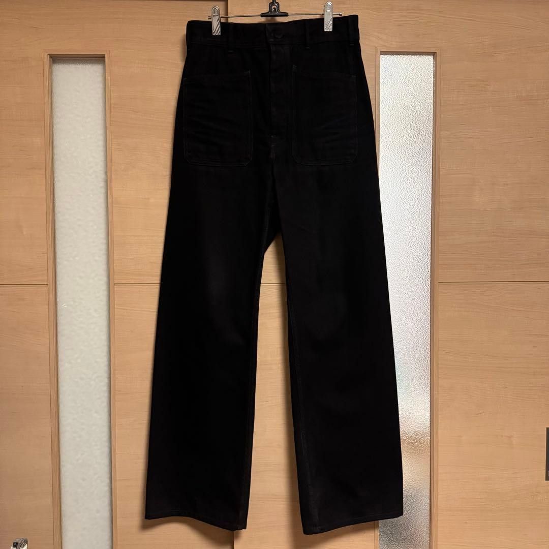 Lemaire LEMAIRE DENIM SAILOR PANTS Black 48 Size US 29 - 5 Thumbnail