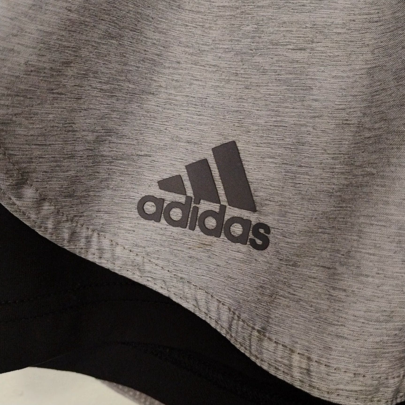 Adidas Adidas Women's Athletic Shorts Running Gray M Regular Elastic Waist Flat Front Inseam 2.0 in. Southern Utah Thunderbirds Size 32" / US 10 / IT 46 - 6 Thumbnail