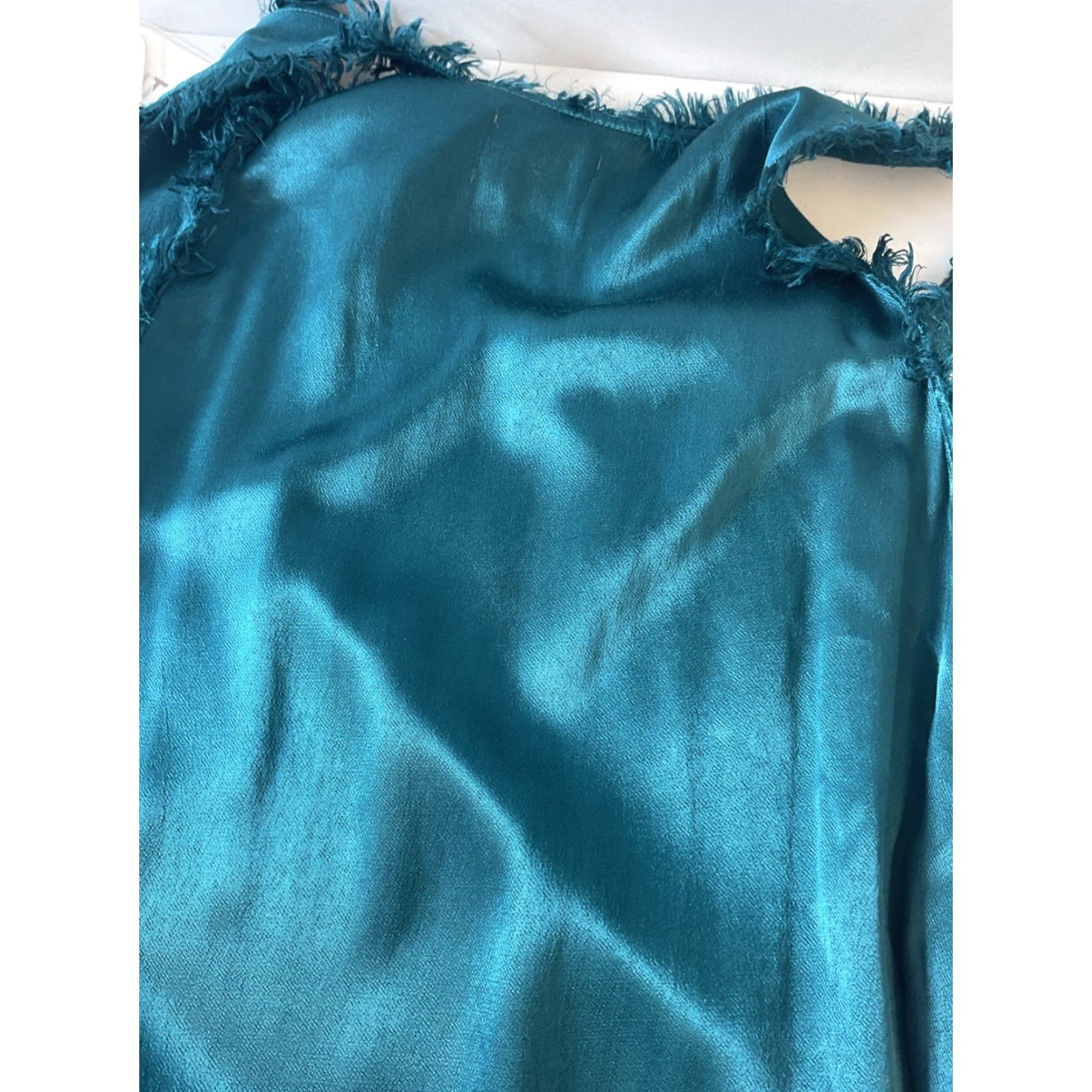 Tina Jo Anthropologie Maxi Dress - Green Satin Rayon Slip Tank, Sleeveless,  Round Neck, Long, M, Regular, Women - www.bongoclub.cl