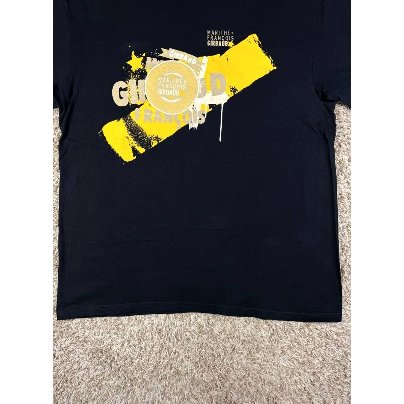 Vintage VINTAGE Marithe Francois Girbaud T-Shirt Logo Cotton Crew Neck Short Sleeve XXL Navy Paint Splash Hip Hop Skate Men US 2XL Size US XXL / EU 58 / 5 - 3 Thumbnail
