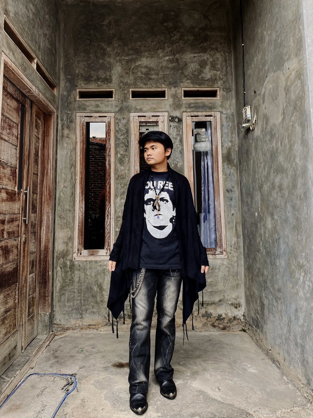 14th Addiction × KMRii × PPFM 2000s PPFM - Indie Sleeze Cape/Cloak/Cardigan Size US M / EU 48-50 / 2 - 11 Thumbnail
