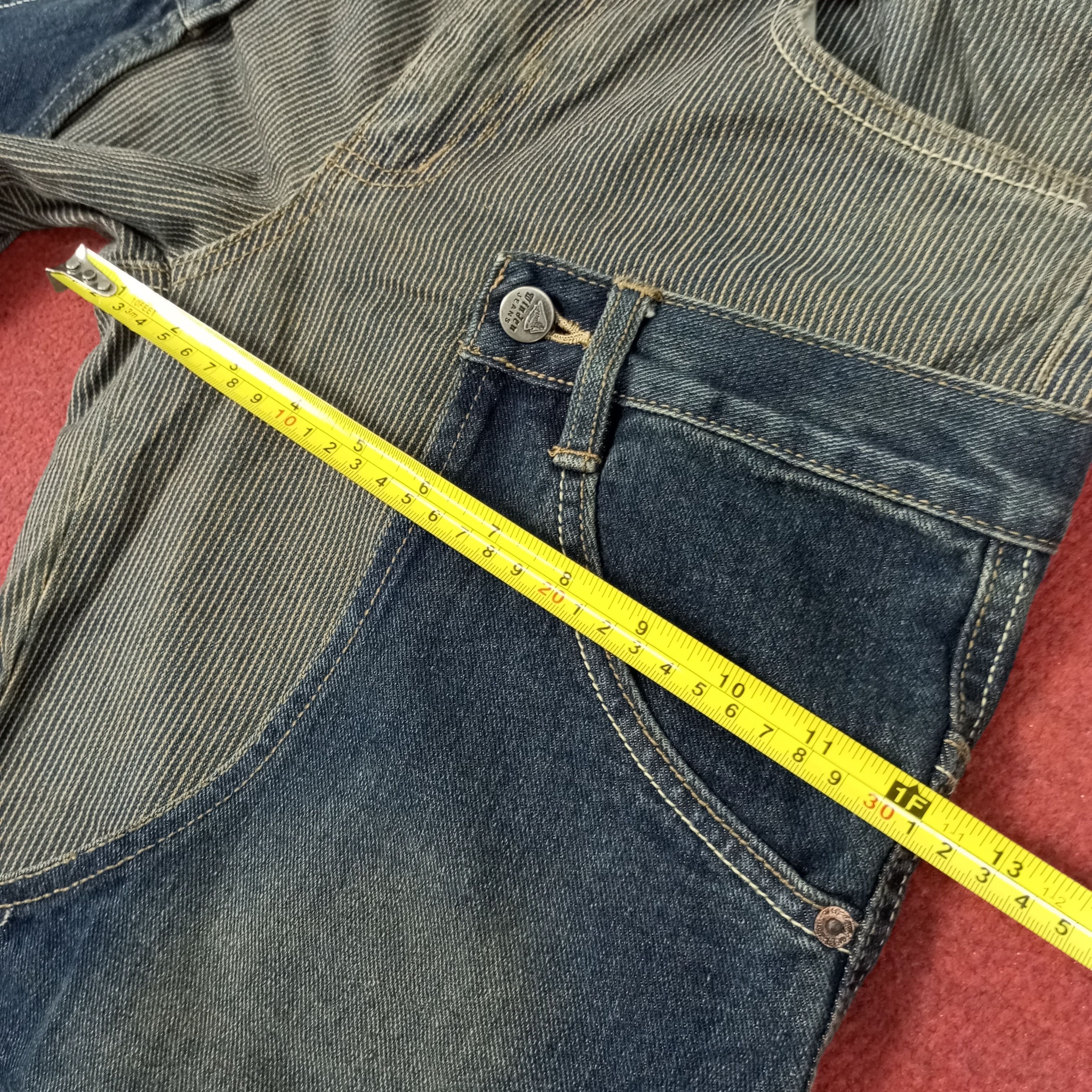 Vintage Win Jen Fashion Style Double Waist Design Streetwear Jeans Size US 31 - 9 Thumbnail