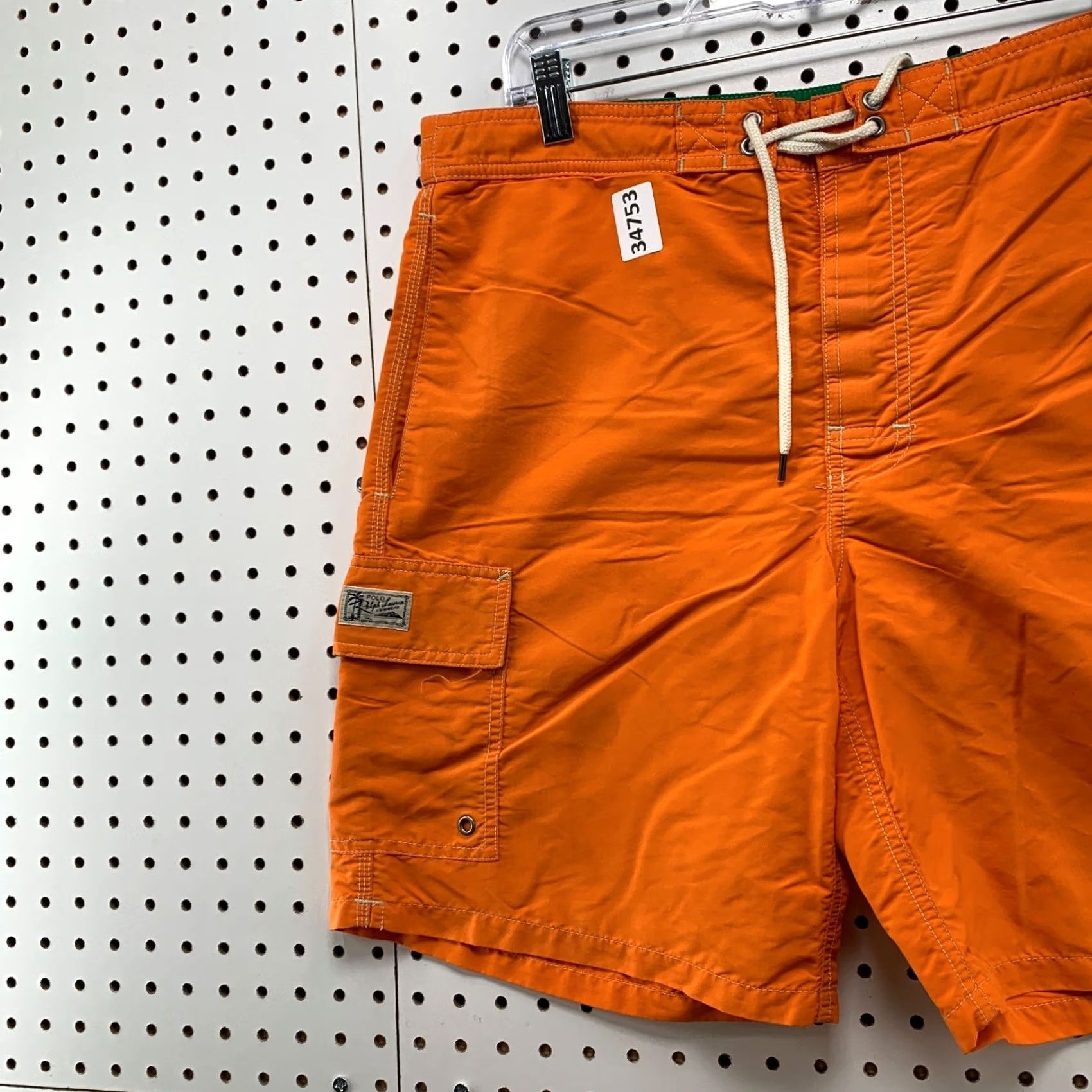 Polo Ralph Lauren Polo Ralph Lauren Swim Trunks Mens Medium Orange Green Pony Size US M / EU 48-50 / 2 - 3 Thumbnail