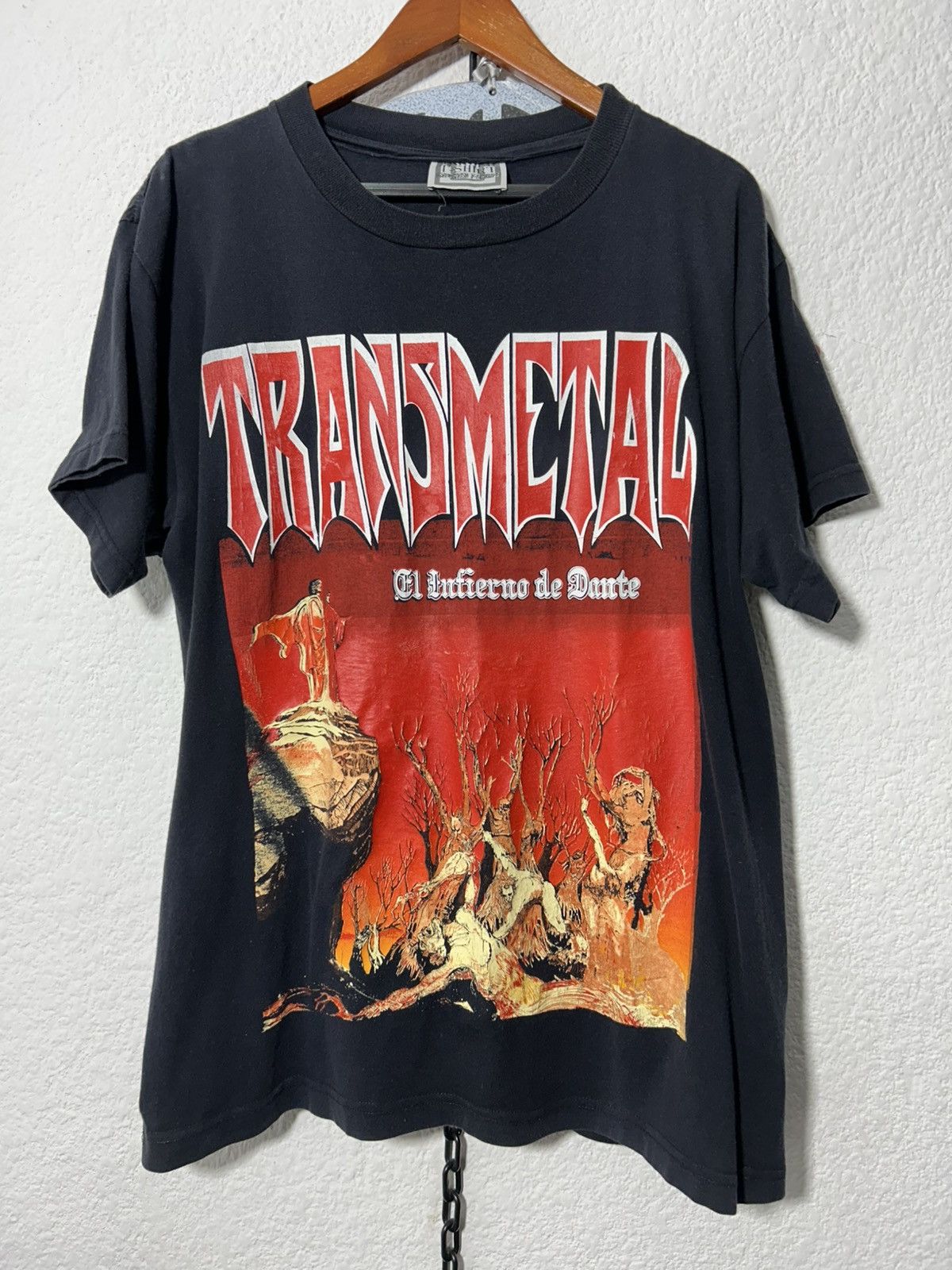 Band Tees × Mexicana × Vintage 1993 Transmetal “Dante’s Inferno” Size US XL / EU 56 / 4 - 1 Thumbnail