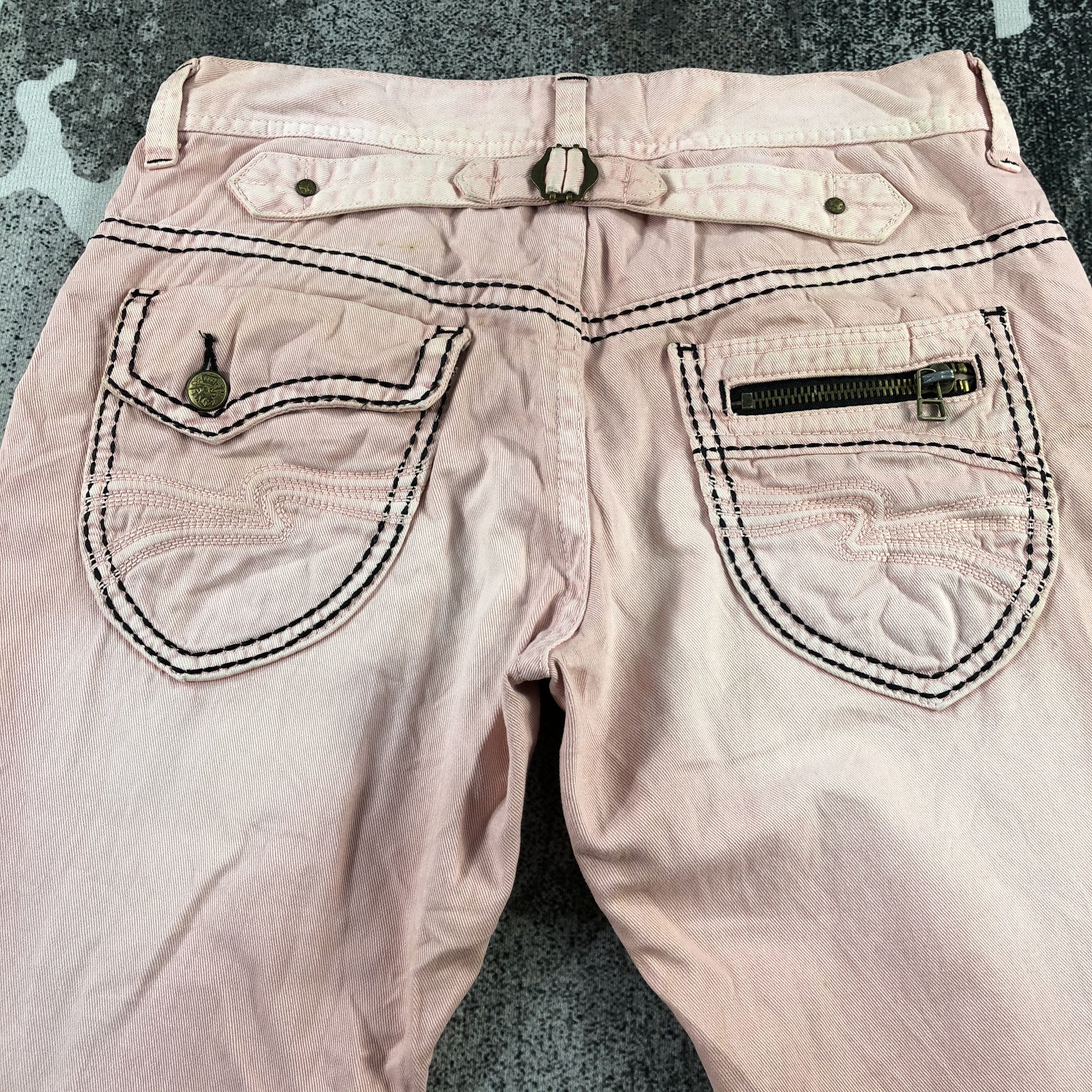 Japanese Brand Juke Box Jeans Faded Pink Denim KJ1295 Size US 32 / EU 48 - 4 Thumbnail