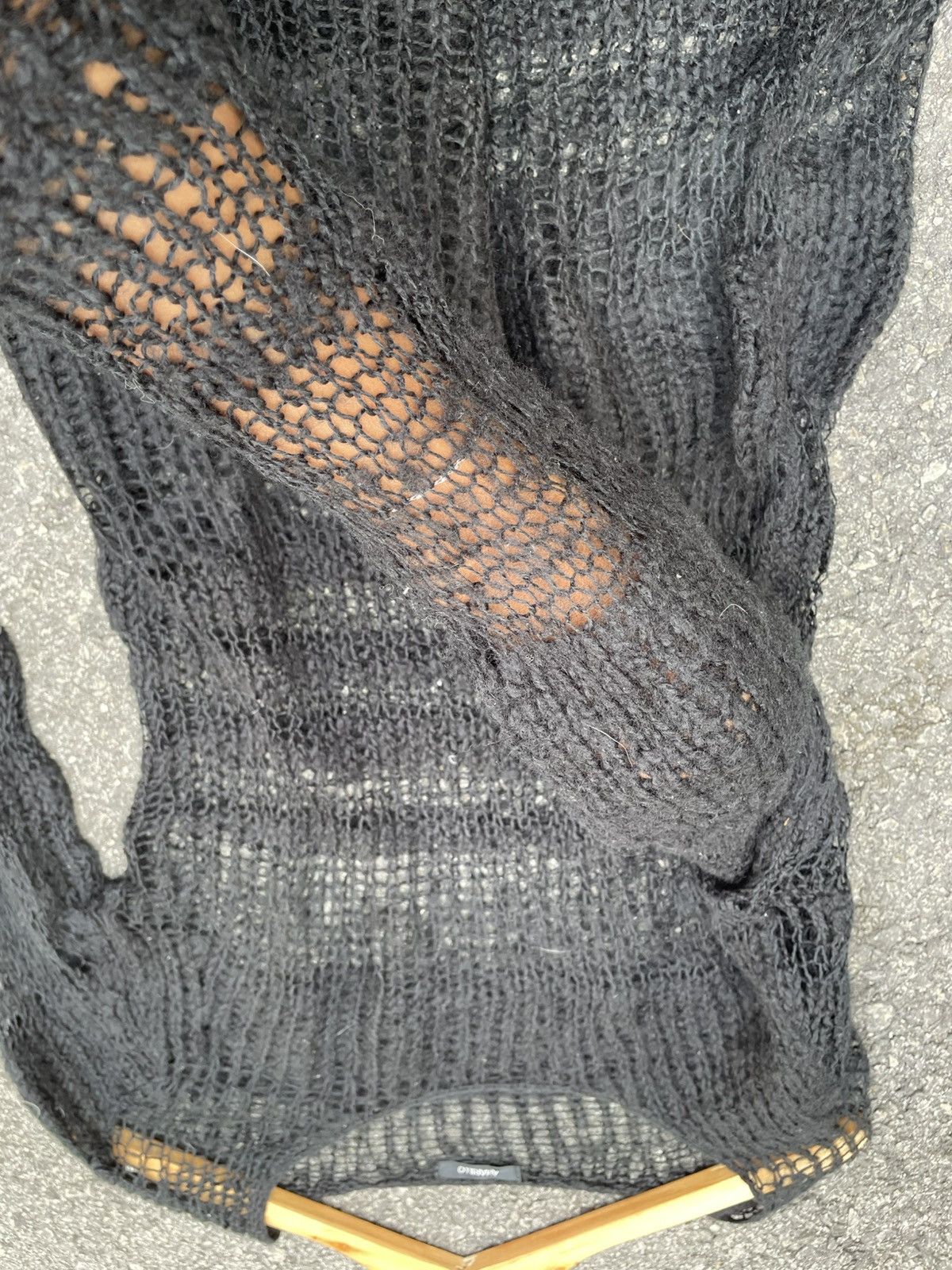 If Six Was Nine Y2K Mesh Striped Knit Size M / US 6-8 / IT 42-44 - 6 Thumbnail