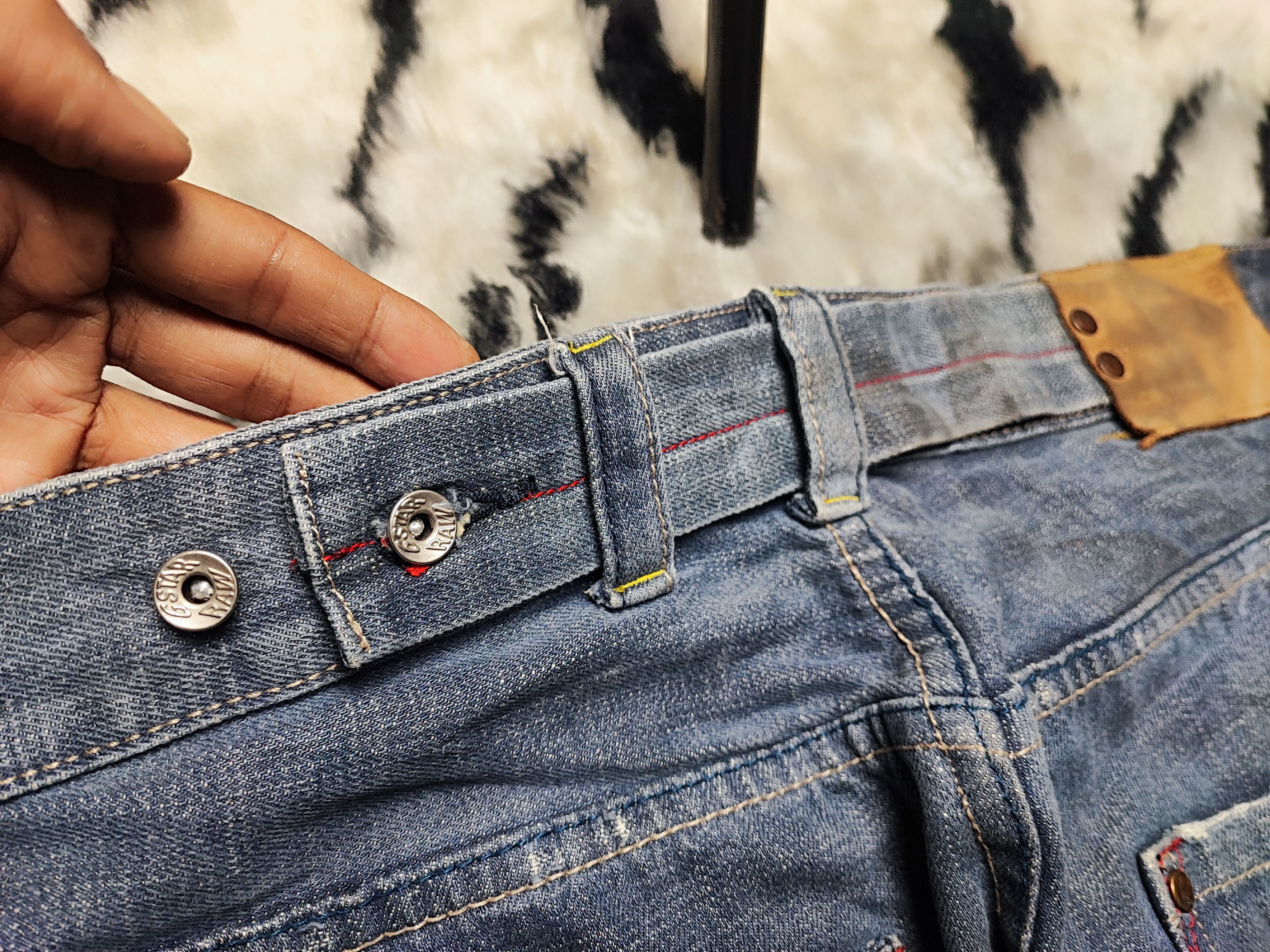 G-Star Vintage G Star Raw Radar Low Loose Fly Button Jeans 36x32 Size US 36 / EU 52 - 11 Thumbnail