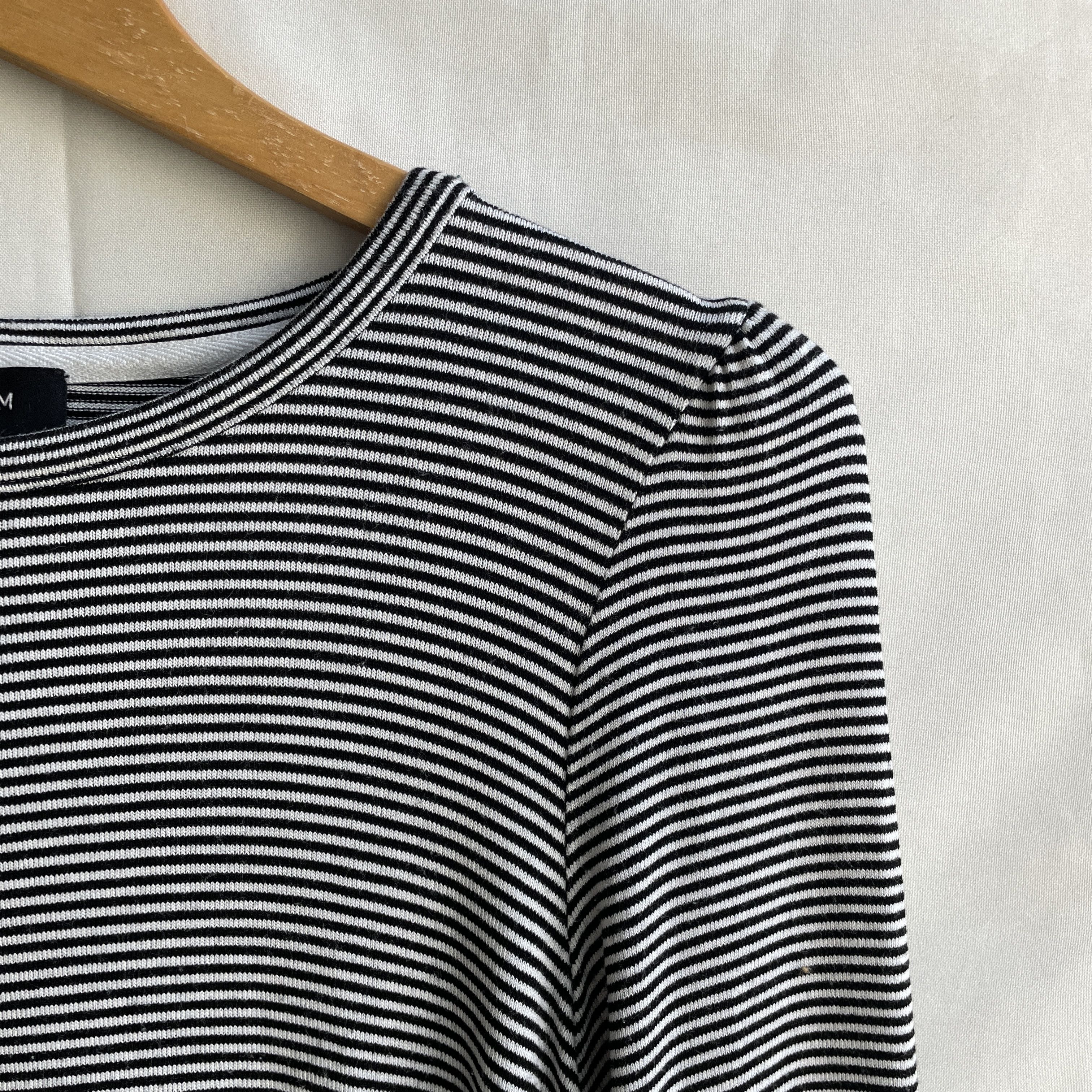 ME+EM Me+Em Striped Ruffles Sleeve Womens Top T-Shirt Size L / US 10 / IT 46 - 4 Thumbnail