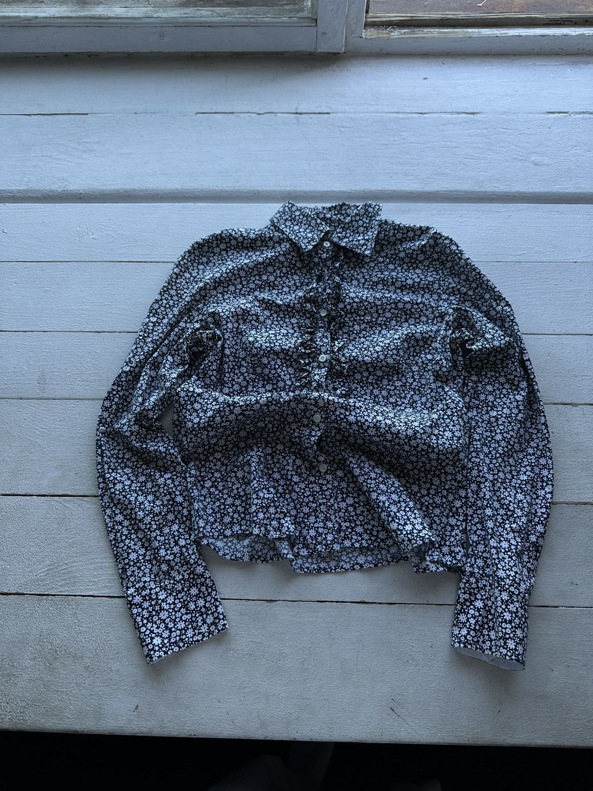 Weekend Max Mara 🚨Vintage Max Mara Women's Weekend FLOWER Print Shirt button Size M / US 6-8 / IT 42-44 - 1 Thumbnail
