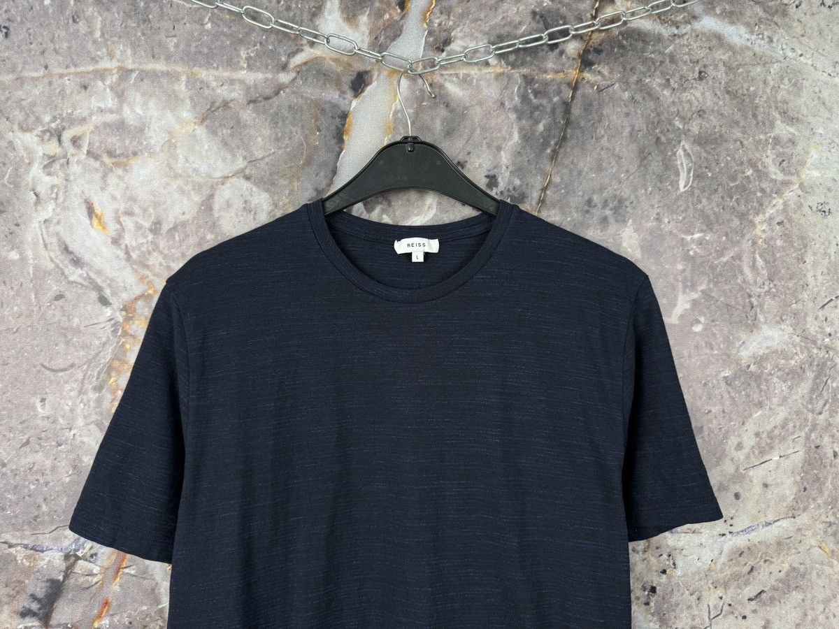 Cos Reiss Navy Textured T-Shirt Size Classic Minimalist Style Size US L / EU 52-54 / 3 - 2 Thumbnail