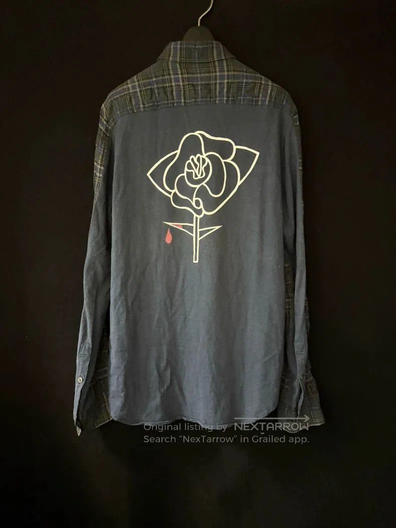 Undercover UNDERCOVER 07ss Rose Embroidered Shirt Size US M / EU 48-50 / 2 - 1 Thumbnail