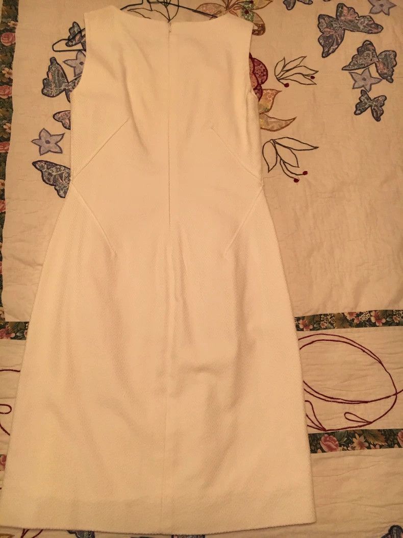 Loro Piana LORO PIANA White cotton jacquard vest skirt Size XS / US 0-2 / IT 36-38 - 7 Thumbnail