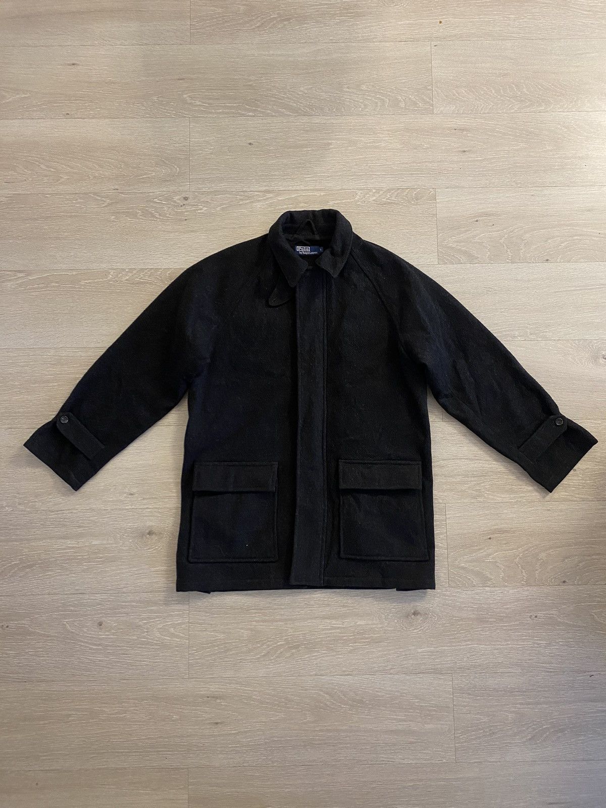 Designer × Polo Ralph Lauren Vintage Polo Ralph Lauren Wool Overcoat Heavy Jacket Mens S Size US S / EU 44-46 / 1 - 1 Thumbnail