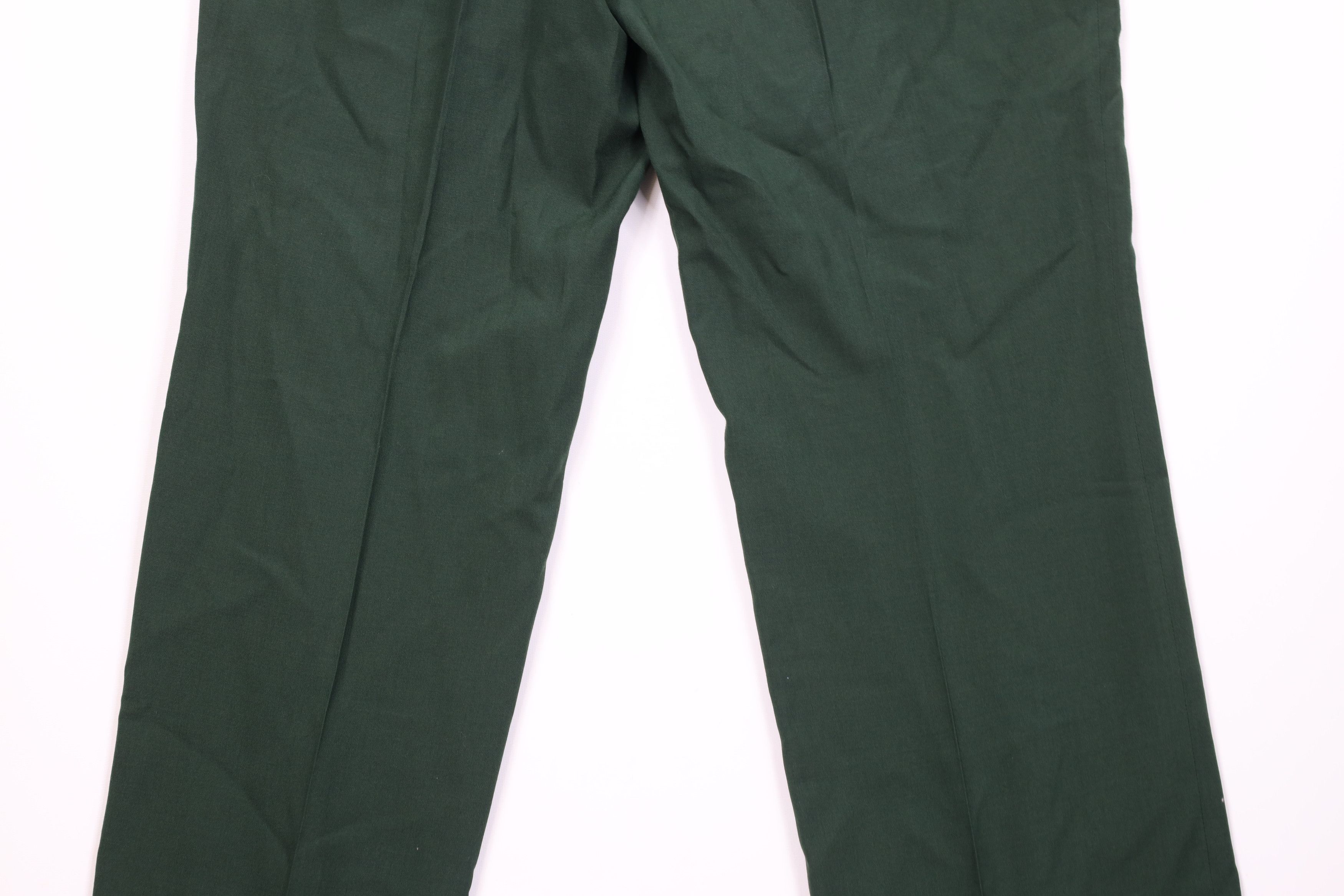 Vintage Vintage 70s Streetwear Blend Wide Leg Chino Pants Green USA Size US 36 / EU 52 - 12 Thumbnail