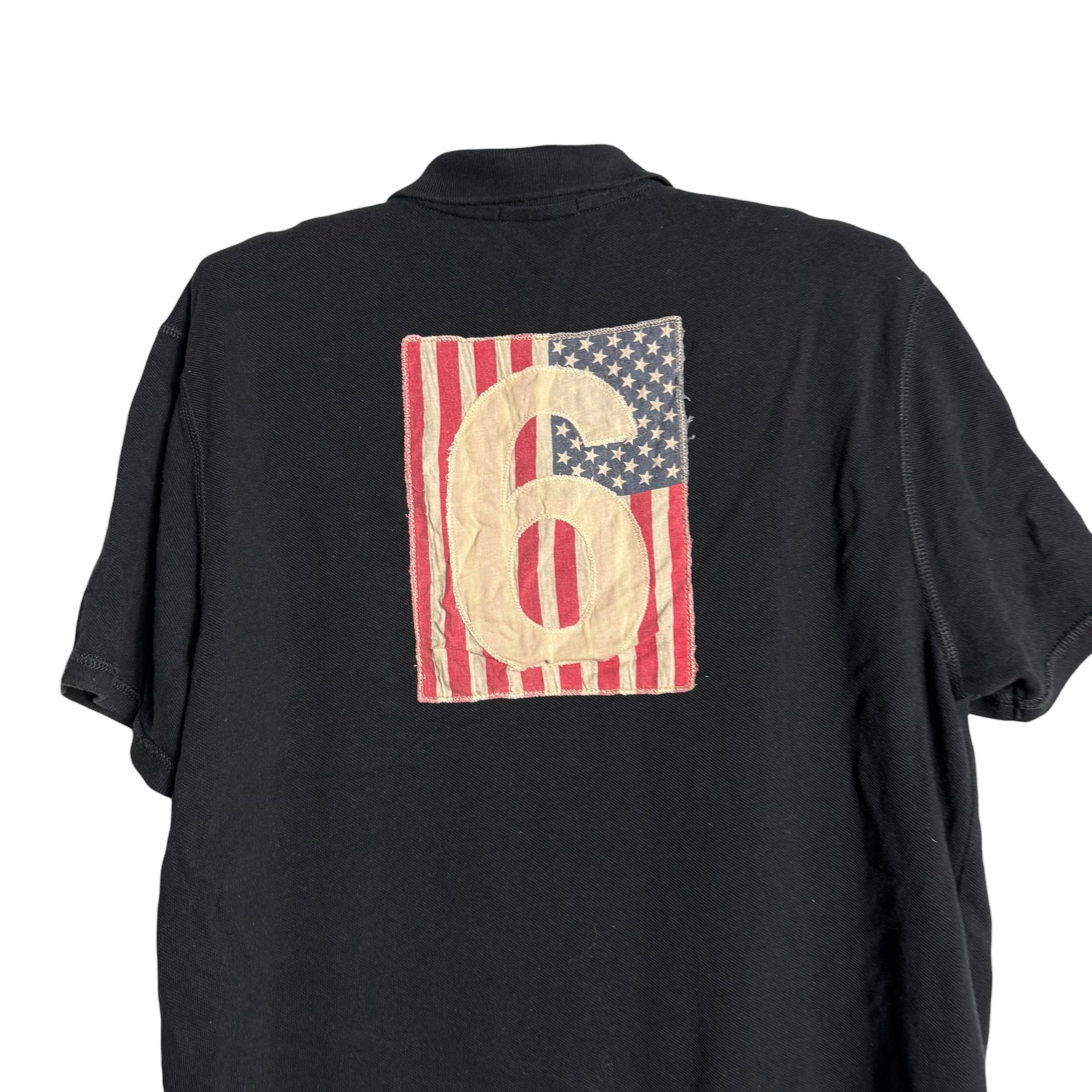 Polo Ralph Lauren 🔥RARE🔥Vintage Polo Jeans Co. Ralph Lauren USA Flag #6 Polo Size US XL / EU 56 / 4 - 2 Thumbnail