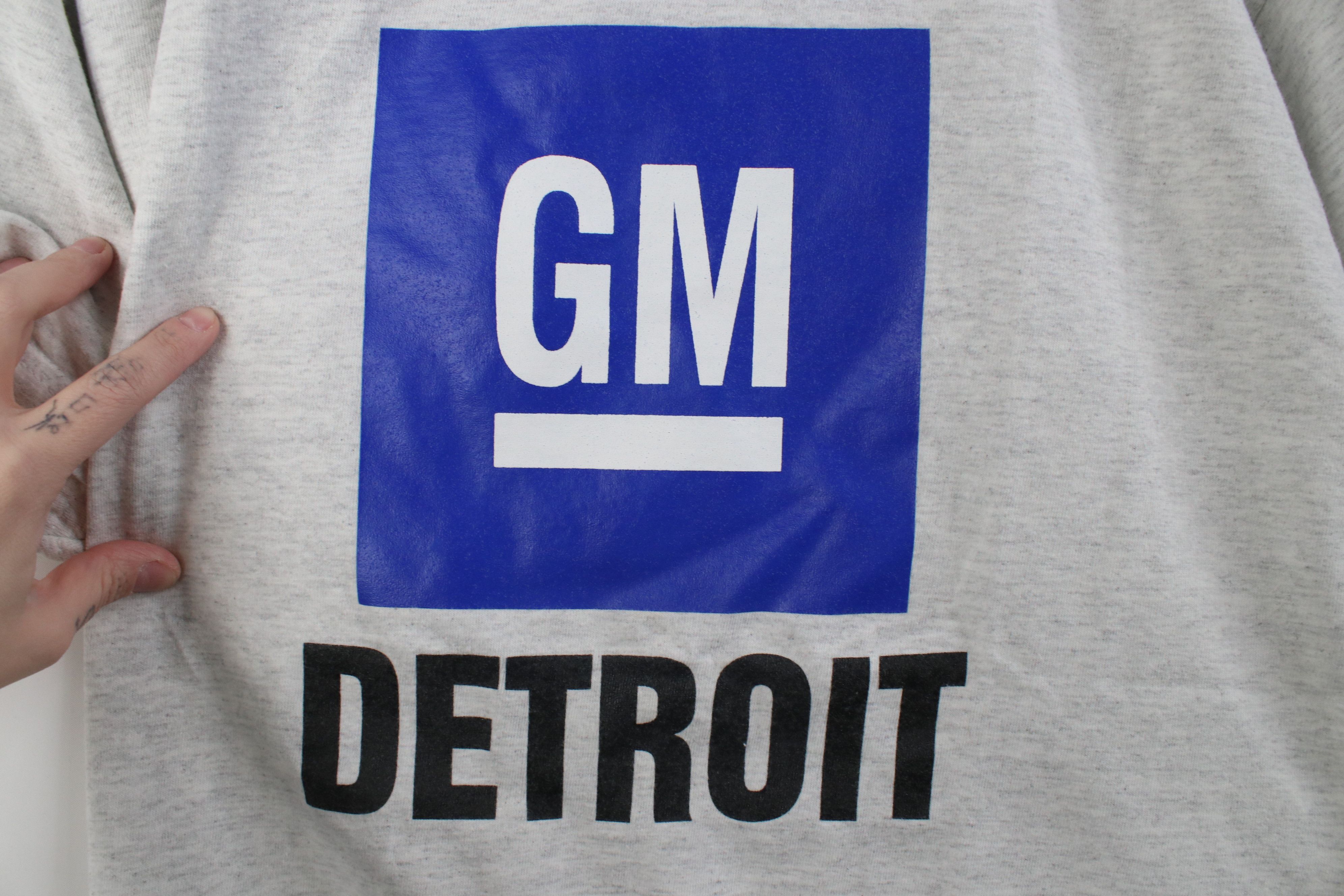 Vintage Vintage 90s GM General Motors Detroit Short Sleeve T-Shirt Size US XL / EU 56 / 4 - 4 Thumbnail