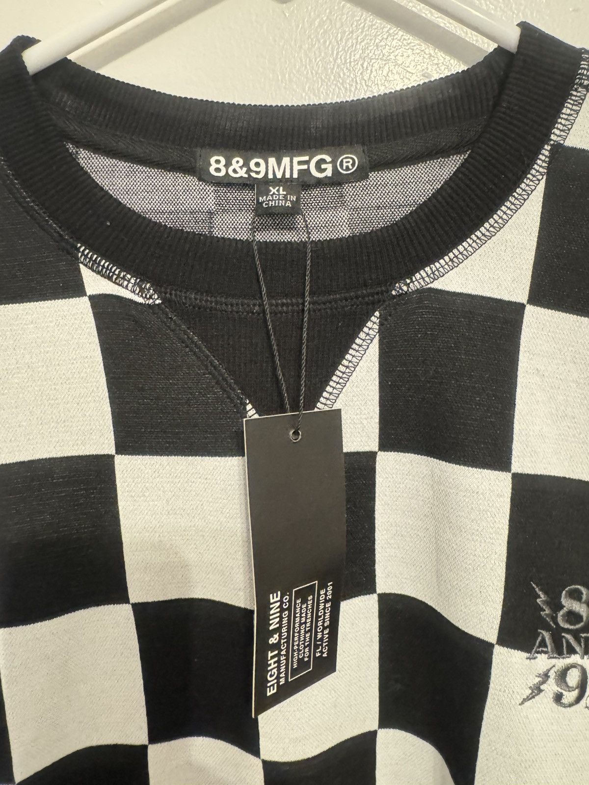 Other 8&9 MFG Checks Crewneck Sweatshirt Checkered Men Size XL Size US XL / EU 56 / 4 - 3 Thumbnail