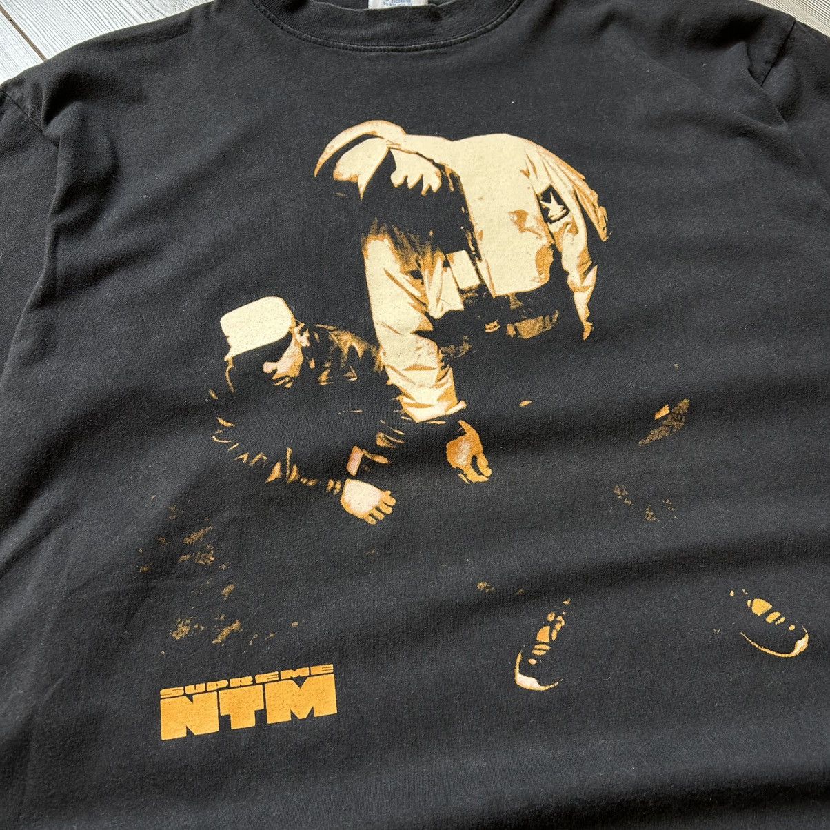 Rap Tees RARE 00’s Supreme NTM French Rap Vintage Tee Size US L / EU 52-54 / 3 - 3 Thumbnail