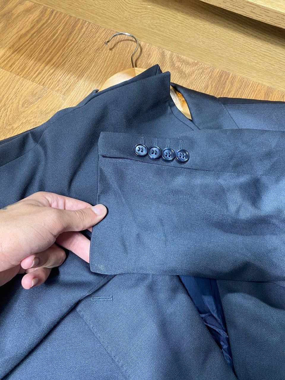 Yves Saint Laurent Yves Saint Laurent YSL Vintage Navy Blazer Size 46R - 13 Thumbnail