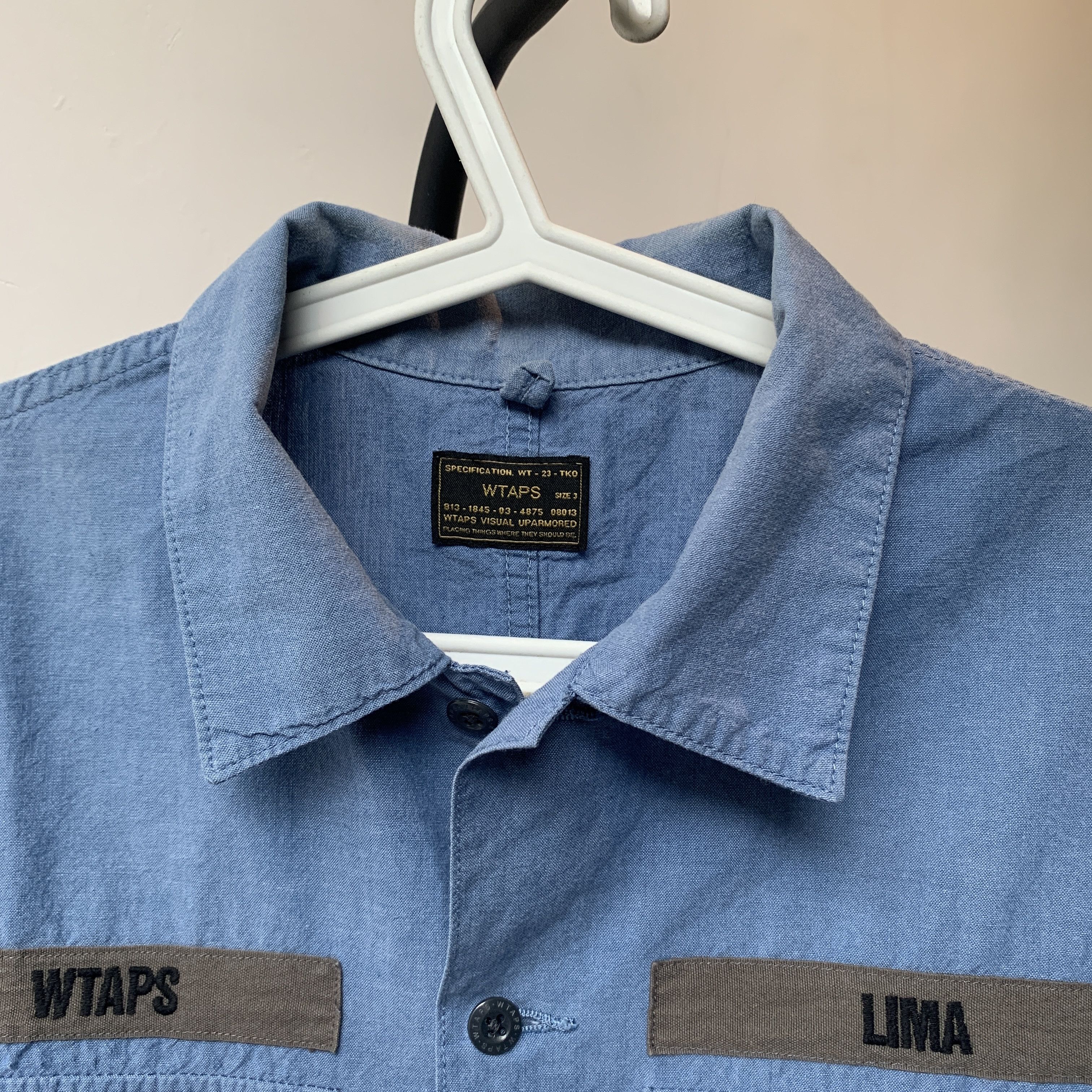 Wtaps Wtaps Buds Ss 01 Shirt Cotton Chambray Size US L / EU 52-54 / 3 - 3 Thumbnail