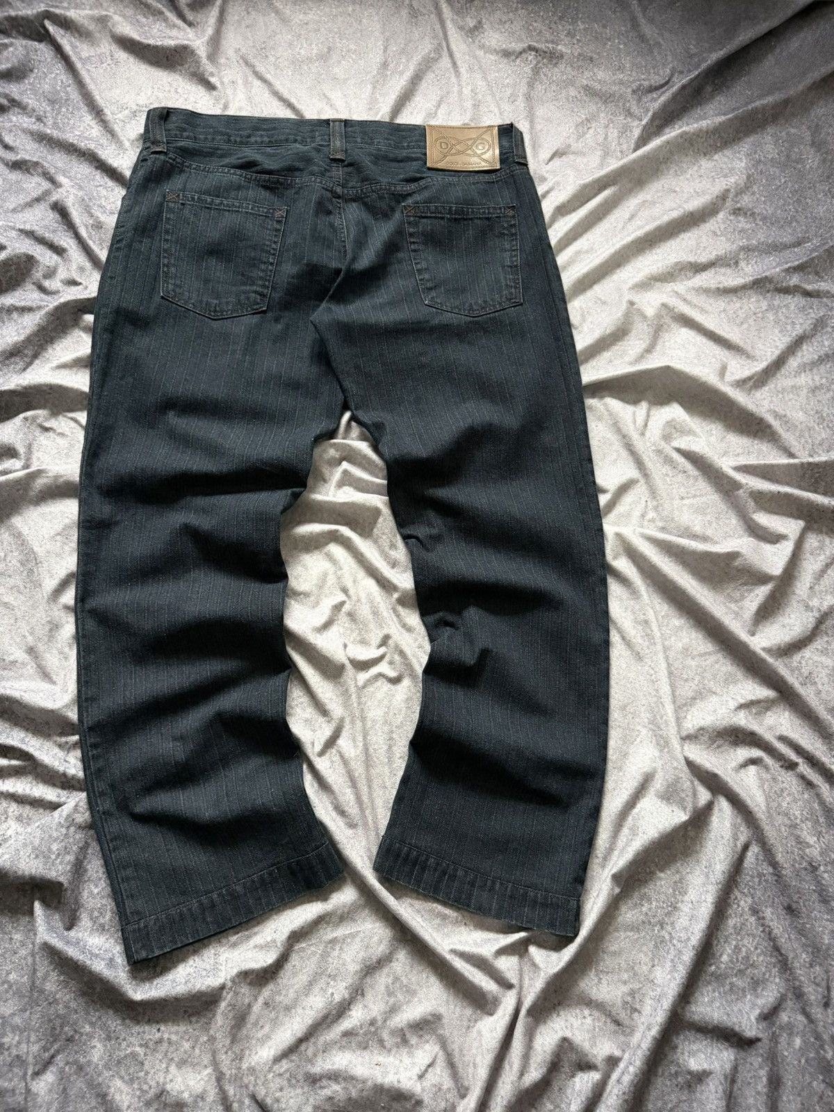 Dolce & Gabbana Dolce & Gabbana Denim Collection Men Jeans Striped Size US 38 / EU 54 - 2 Thumbnail