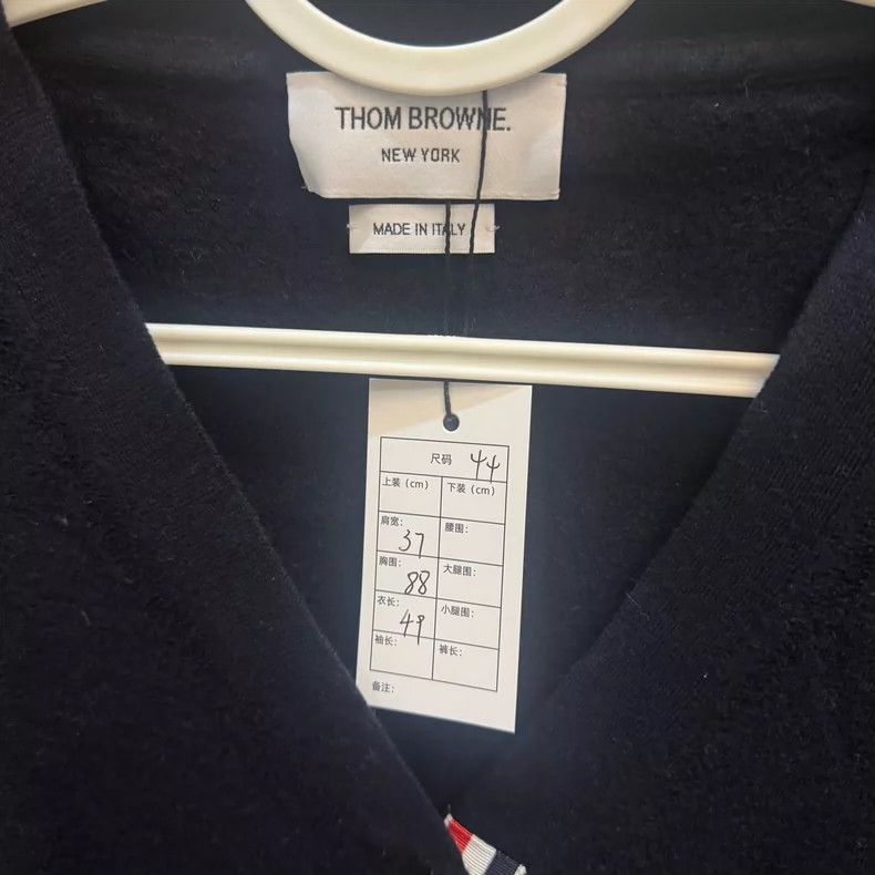 Thom Browne Thom Browne A dark blue armband cardigan Size M / US 6-8 / IT 42-44 - 3 Thumbnail