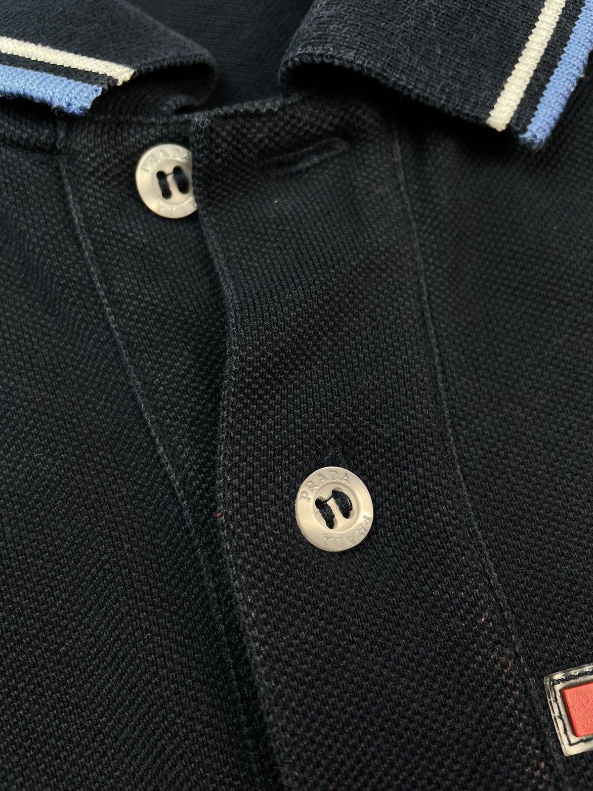 Prada Prada Red Tab Polo Shirt Size US M / EU 48-50 / 2 - 6 Thumbnail