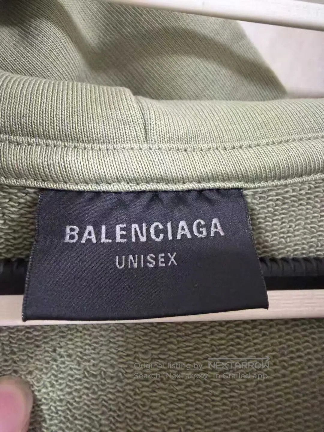 Balenciaga Balenciaga Solid color zipper hooded drop-shoulder long-sl Size US M / EU 48-50 / 2 - 3 Thumbnail