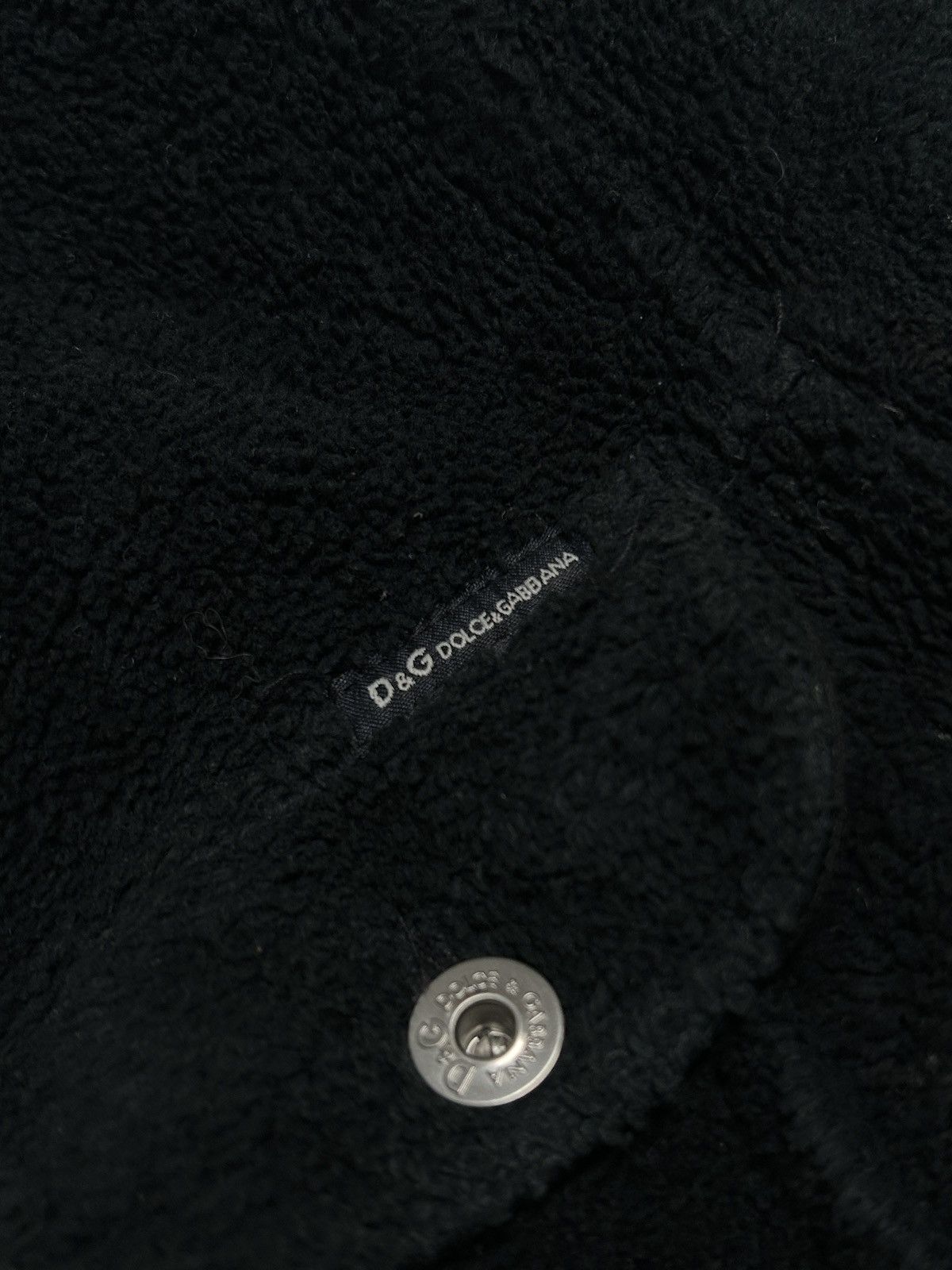 Dolce & Gabbana FW2001 Faux Shearling Trucker Jacket Size US L / EU 52-54 / 3 - 9 Thumbnail
