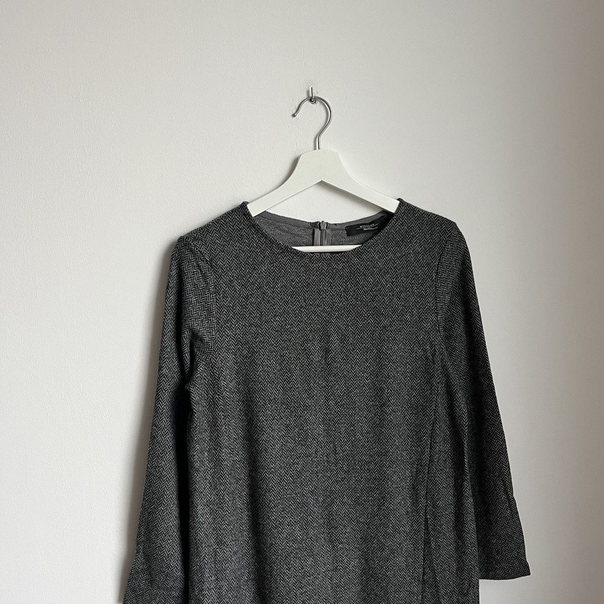 Weekend Max Mara Weekend Max Mara Gray Dress Size L / US 10 / IT 46 - 2 Thumbnail