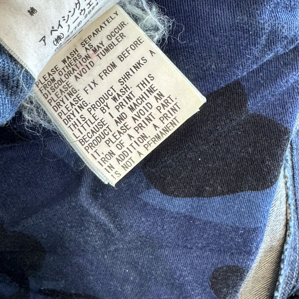 Bape OG BAPEXCLUSIVE Painted Logo Denim Jeans Size US 34 / EU 50 - 18 Thumbnail