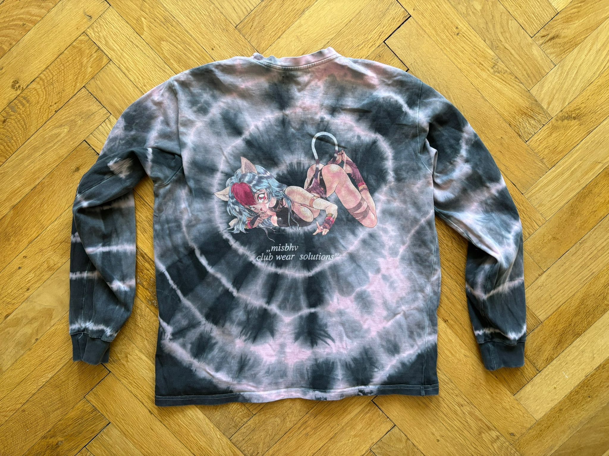 Misbhv MISBHV Club Wear Solutions Tie-Dye Anime Crewneck Sweatshirt Size US M / EU 48-50 / 2 - 2 Thumbnail