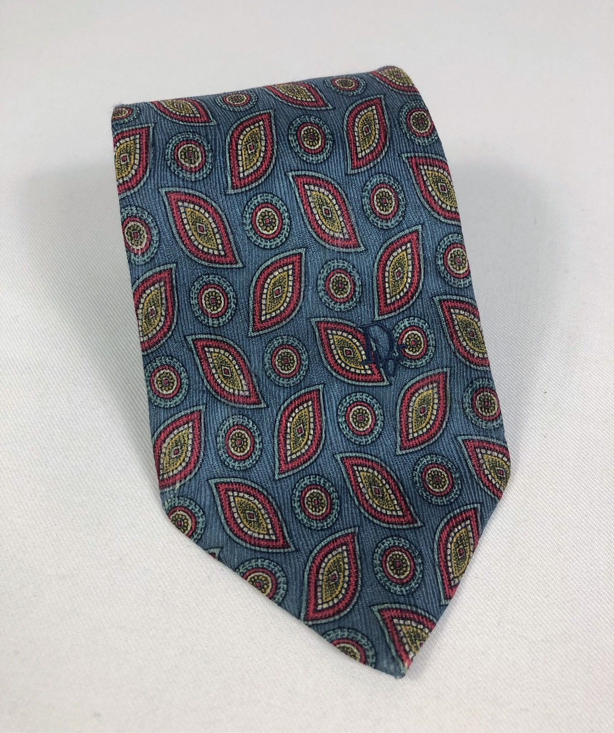 Christian Dior Monsieur Rare Vintage Christian Dior Monsieur Paisley Silk Tie Size ONE SIZE - 1 Thumbnail