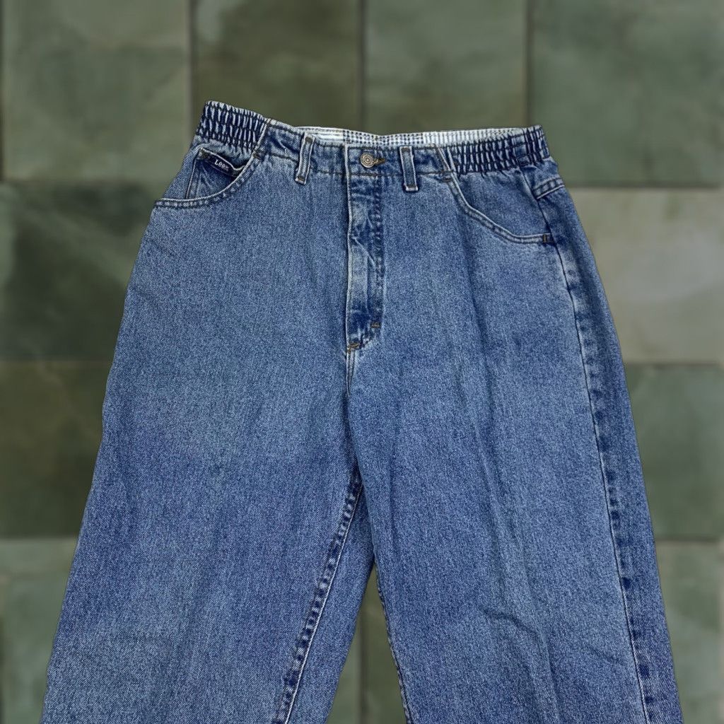 Lee VINTAGE Lee Riders Womens Jeans 12 Long High Blue 90s Denim American Mom Regular Womens 33in Inseam Rise High Size 34" / US 12 / IT 48 - 1 Thumbnail