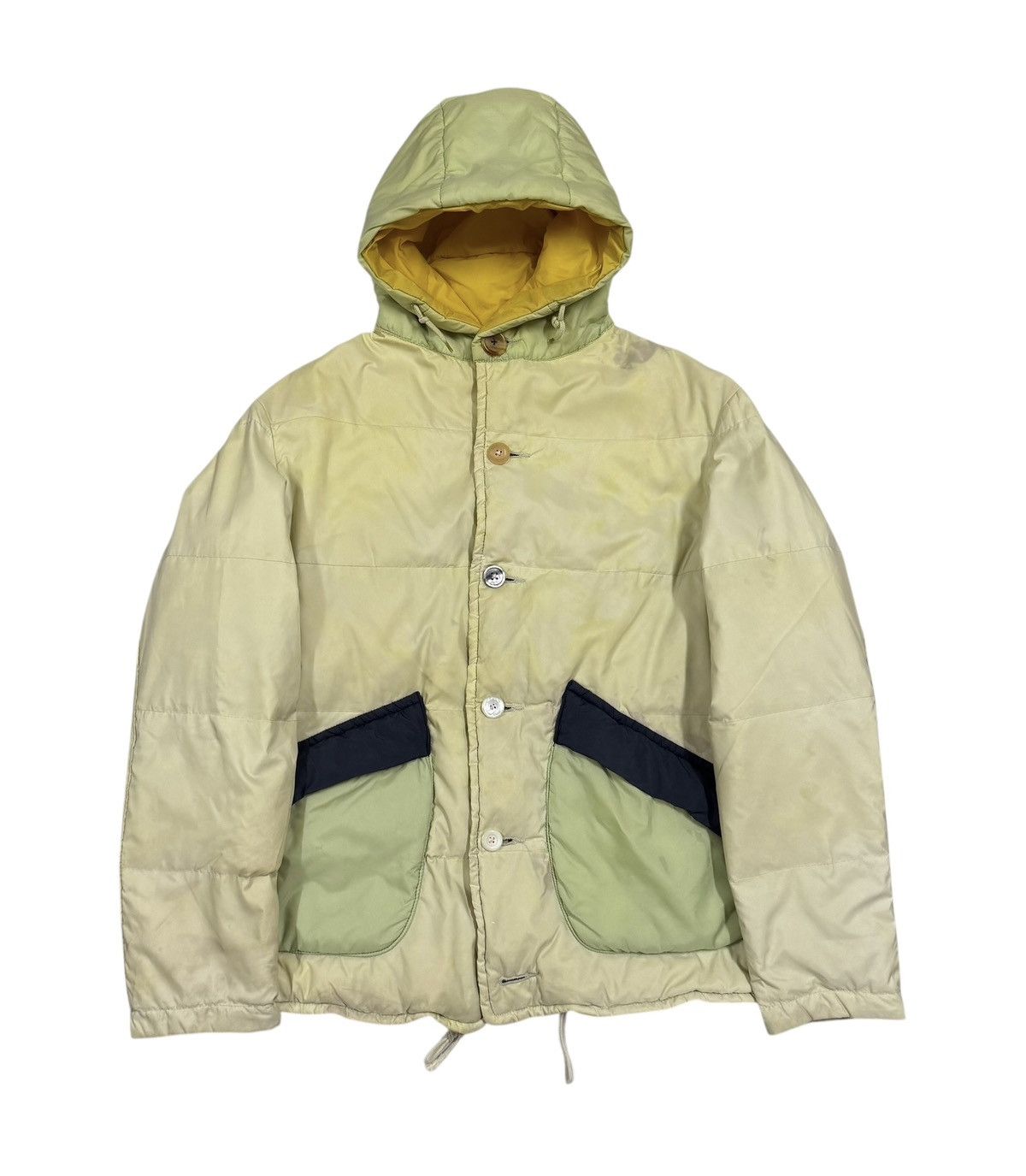 45rpm Vtg🔥45rpm Ai Indigo Puffer Down Jacket Multicolor Packable Size US L / EU 52-54 / 3 - 1 Thumbnail