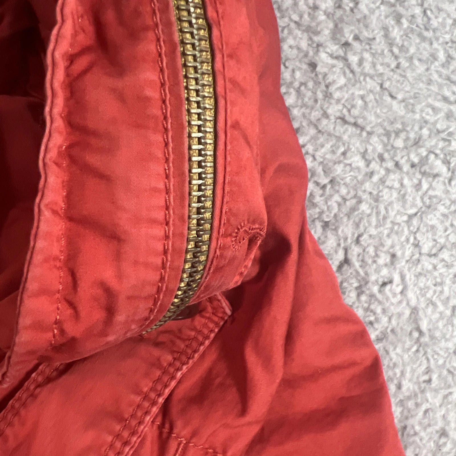 Eddie Bauer Eddie Bauer Hoodie Utility Jacket Women Small Red Pockets Size L / US 10 / IT 46 - 6 Thumbnail