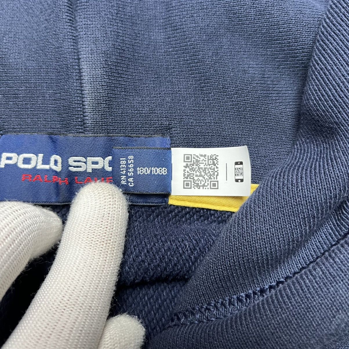 Polo Ralph Lauren Vintage Polo Sport Ralph Lauren Zip Hoodie Streetwear Y2K Size US XXL / EU 58 / 5 - 6 Thumbnail