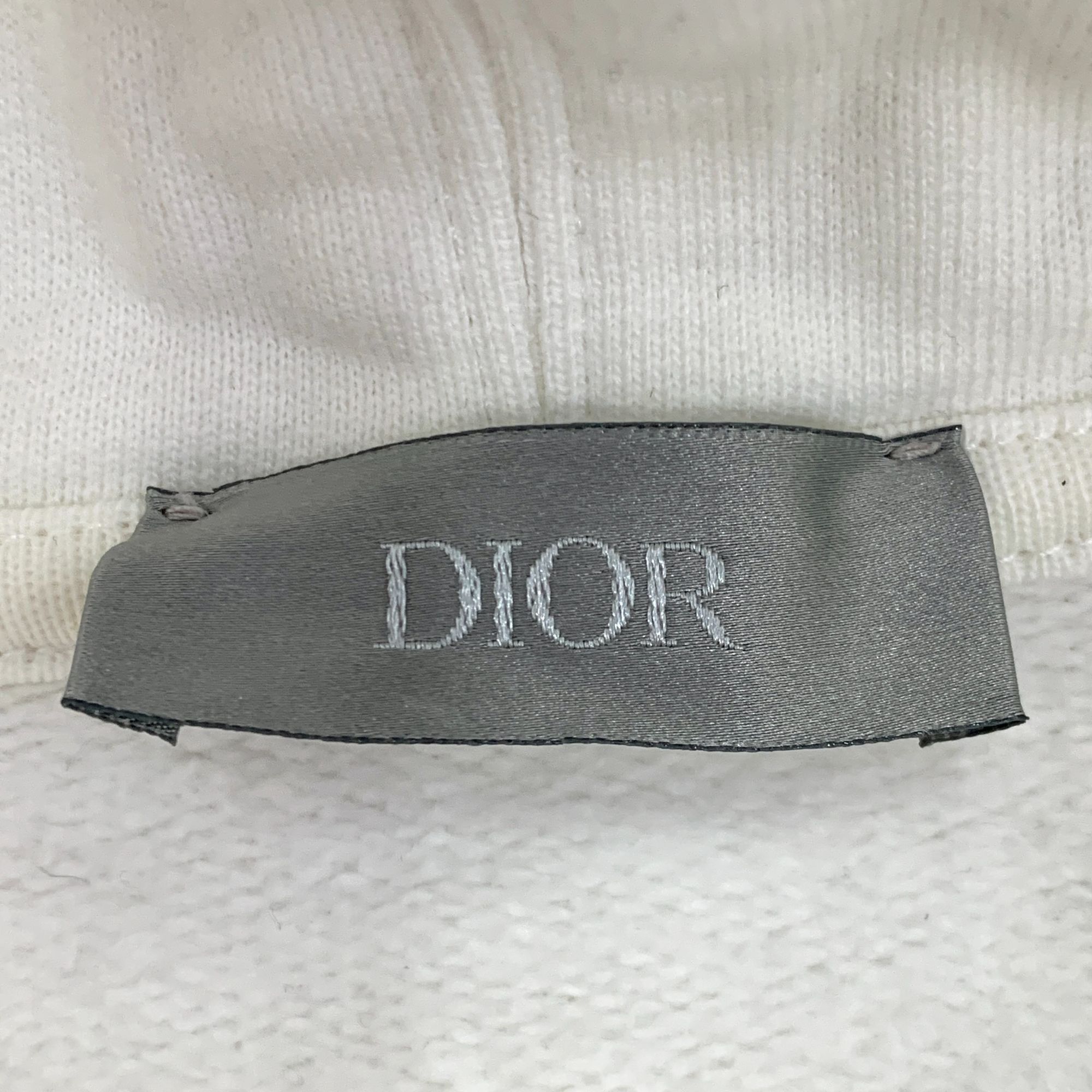 Dior Dior White Hoodie With Black Graphic Bag Design Size US XS / EU 42 / 0 - 6 Thumbnail