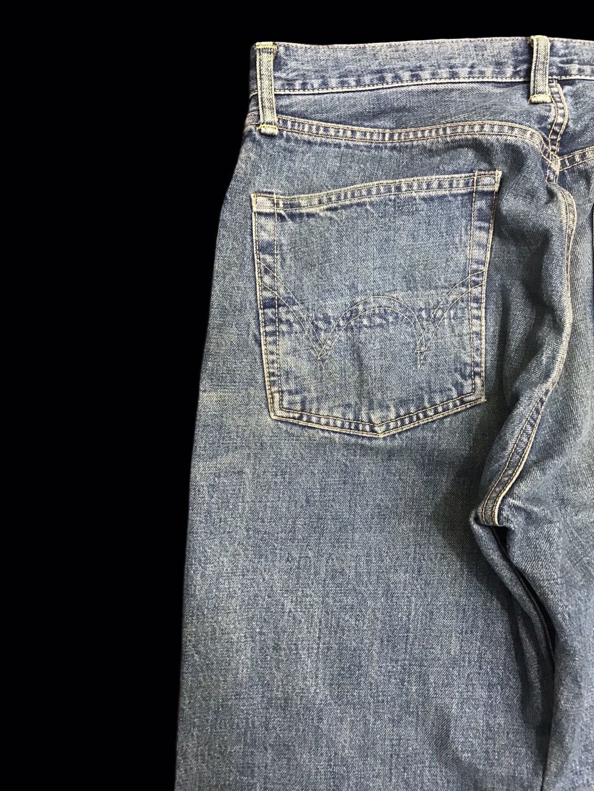 Edwin 💥WIDE💥VTG EDWIN 505X MUDWASH SELVEDGE DENIM F411 Size US 32 / EU 48 - 12 Thumbnail