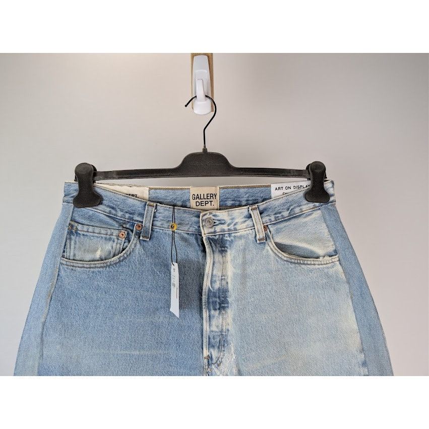 Gallery Dept. o1rshd1 Ken Panelled Denim Jeans in Indigo Blue Size US 32 / EU 48 - 3 Thumbnail
