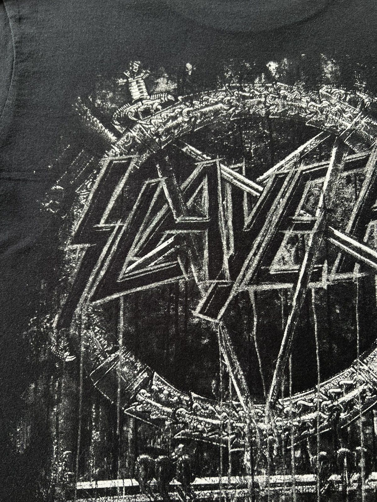 Band Tees Vintage 2017 Slayer Eagle Thrash Metal Band T-shirt Size US S / EU 44-46 / 1 - 11 Thumbnail